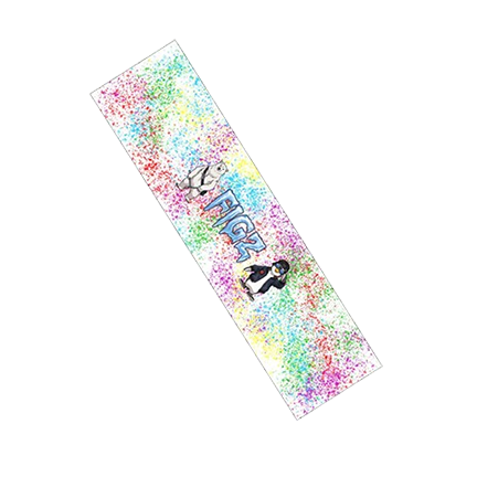 Figz Cooly White Rainbow Grip Tape